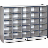 Rainbow Accents Rainbow Accents Toddler Single Storage 35.50" Height x 48" Width x 15" Depth - Laminated, Durable - Freckled Gray - Rubber - 1 Each (0425JCWW112)