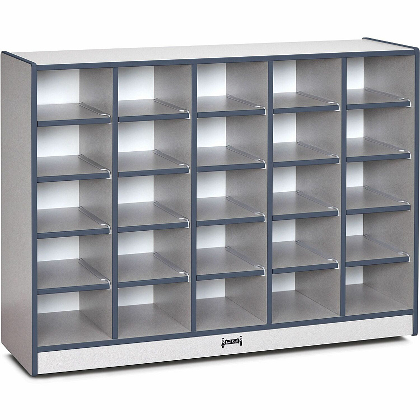 Rainbow Accents Rainbow Accents Toddler Single Storage 35.50" Height x 48" Width x 15" Depth - Laminated, Durable - Freckled Gray - Rubber - 1 Each (0425JCWW112)