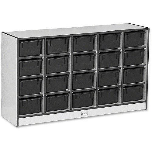 Rainbow Accents Rainbow Accents Cubbie-trays Storage Unit 29.50" Height x 48" Width x 15" Depth - Durable, Laminated - Freckled Gray - Rubber - 1 Each (0421JCWW180)