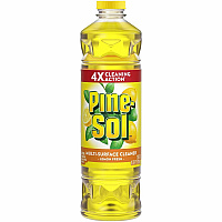 Pine-Sol All Purpose Multi-Surface Cleaner Concentrate - 28 fl oz (0.9 quart) - Lemon Fresh Scent - 1 Each - Deodorize, Long Lasting, Non-sticky, Disinfectant, Rinse-free - Yellow (40187)