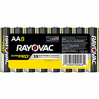Rayovac Ultra Pro Alkaline AA Batteries For Multipurpose - AA - 1.5 V DC - 8 / Pack (ALAA8J)