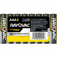 Rayovac Ultra Pro Alkaline AAA Batteries For Multipurpose - AAA - 1.5 V DC - 8 / Pack (ALAAA8J)