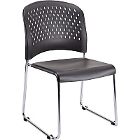 Eurotech Aire Stacking Chair Black Seat Color - 4 / Carton (S3000BLACK)
