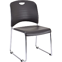 Eurotech Aire Stacking Chair Black Seat Color - 4 / Carton (S5000BLACK)