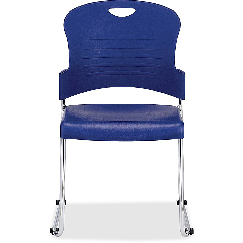 Eurotech Aire Stacking Chair Blue Seat Color - 4 / Carton (S5000BLUE)