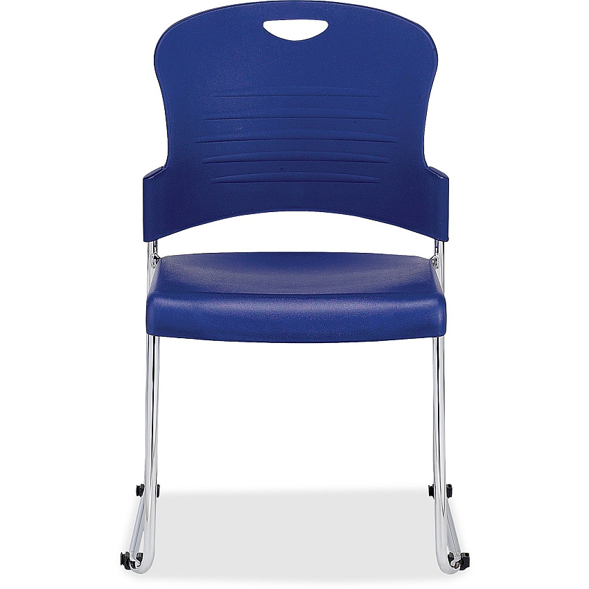 Eurotech Aire Stacking Chair Blue Seat Color - 4 / Carton (S5000BLUE)