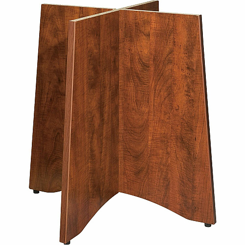 Lorell Essentials Round Conference Table Base 29" Height x 29.5" Width x 29.5" Depth - Material: Wood - Finish: Cherry, Laminate - Sturdy (LLR69436)