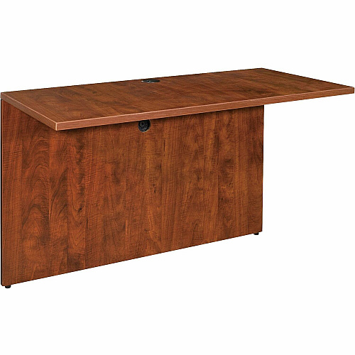 Lorell Essentials Series Bridge 29.5" Height x 47.3" Width x 23.6" Depth x 1" Thickness - Finish: Cherry, Laminate - Grommet, Modesty Panel (LLR69424)