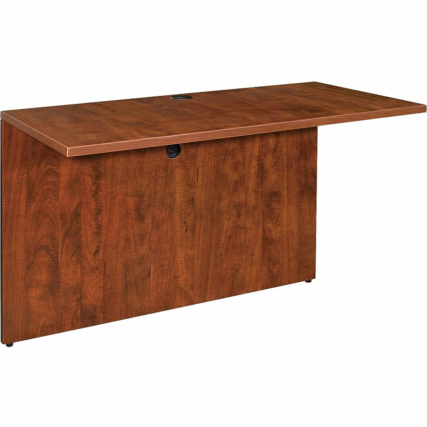 Lorell Essentials Series Bridge 29.5" Height x 47.3" Width x 23.6" Depth x 1" Thickness - Finish: Cherry, Laminate - Grommet, Modesty Panel (LLR69424)