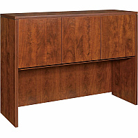 Lorell Essentials Series Stack-on Hutch with Doors 36