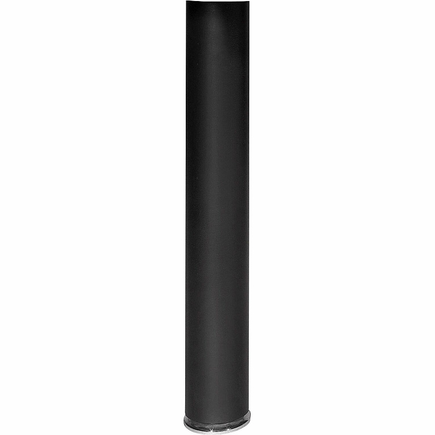 Lorell Essentials Peninsula Post Box 2/2 x 5.88" Width x 5.88" Depth x 28" Height x 3.50" Diameter - Black - 1 Each (LLR69381)