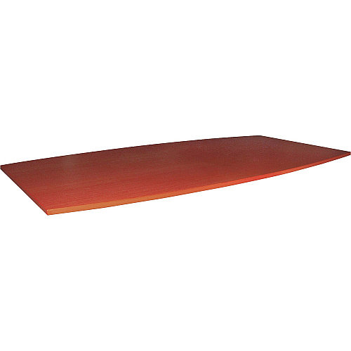 Lorell Essentials Boat-Shaped Conference Tabletop (Box 1 of 2) 1" Height x 94.5" Width x 47.3" Depth x 1.3" Thickness - Finish: Cherry, Laminate - For Office (LLR69120)