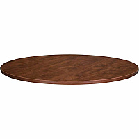 Lorell Essentials Conference Tabletop Cherry Round Top - 47.25" Table Top Width x 47.25" Table Top Depth x 1.25" Table Top Thickness x 48" Table Top Diameter - 1" Height - Conferencing - Cherry, Laminated - 1 Each (LLR87321)