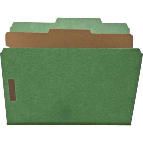 Nature Saver 1-Divider Recycled Classification Folders (SP17203)