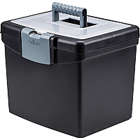 Storex Portable Storage Box External Dimensions: 14.9