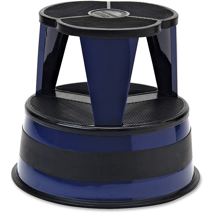Cramer Original All-steel Kik-Step Stool 350 lb Load Capacity - 16" Length x 16" Width x 14.3" Height - Blue (100163)