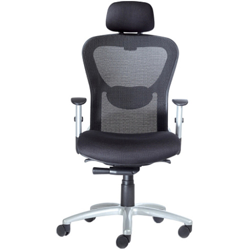 9 to 5 Seating Strata 1580 High Back Executive Chair Lead Seat Color - Polyester Seat Material - 5-star Base - 1 Each (1580Y2A8S113)