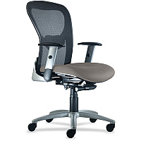 9 to 5 Seating Strata 1560 Mid Back Management Chair Lead Seat Color - Polyester Seat Material - 5-star Base - 1 Each (1560Y2A8S113)