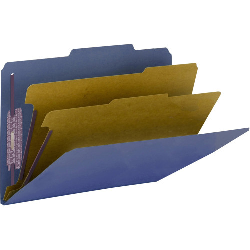 Smead Press Guard Classification Folders with SafeSHIELD Coated Fastener Technology (19200)