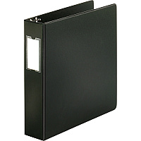 Business Source Basic Round Ring Binder w/Label Holder 2