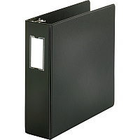 Business Source Basic Round Ring Binder w/Label Holder 3