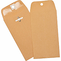 Business Source Heavy Duty Clasp Envelope Clasp - 3 3/8