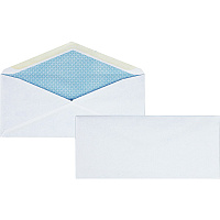 Business Source No.10 Regular Tint Security Envelopes Security - #10 - 4 1/8