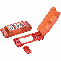 Master Lock Wall Switch Cover/Lockout Red (496B)