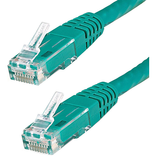 StarTech 1ft Cat6 Ethernet Cable Green Cat 6 Poe (C6PATCH1GN)
