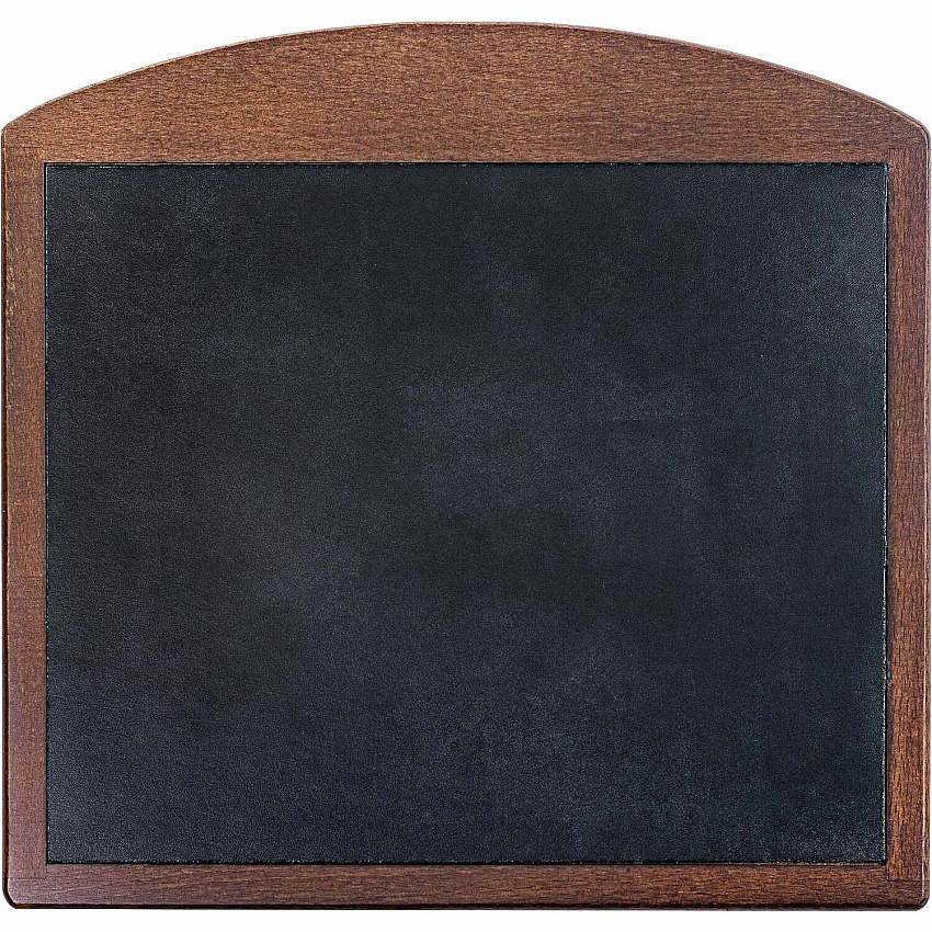 Dacasso Walnut & Leather Mouse Pad 10" Height x 9.50" Width - Black, Walnut - Leather, Wood - 1 Each (A8414)
