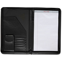 Dacasso Deluxe Legal Portfolio 8 1/2" x 14" - Black - 1 Each (E1003)