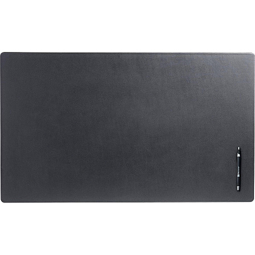 Dacasso Desk Mat Office, Desk Protection - 34" Length x 20" Width - Leather - Black - 1 Each (P1012)