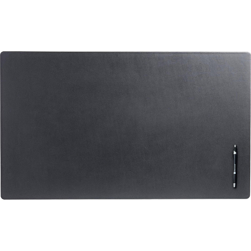 Dacasso Desk Mat Office, Desk Protection - 34" Length x 20" Width - Leather - Black - 1 Each (P1012)