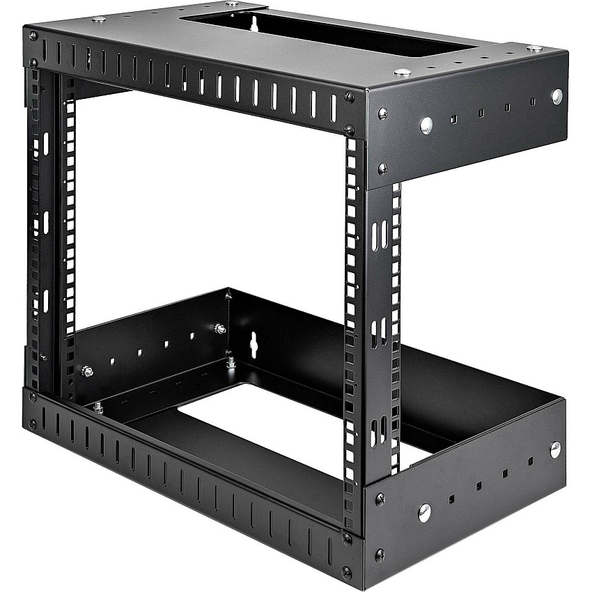 StarTech 8u Wall Mount Network Rack Adj 12-20in (RK812WALLOA)