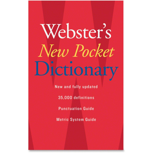 Houghton Mifflin Webster's New Pocket Dictionary Printed Book (1019934)