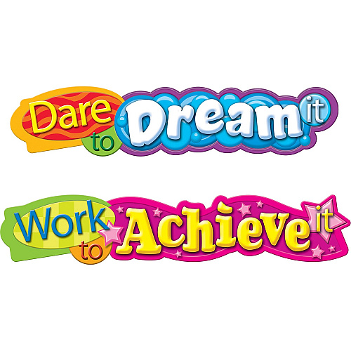 TREND Dare To Dream Expressions Banner 10 ft Height - Assorted (T25053)