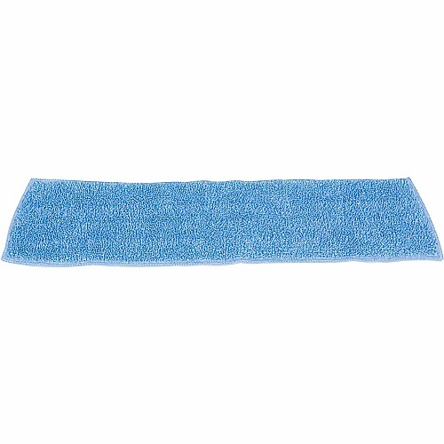 Rubbermaid Commercial Standard Microfiber Damp Mop 5" Width x 18" Length - MicroFiber - Blue - 1 Each (Q40900BL00)