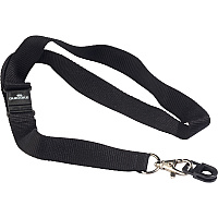 DURABLE Tension Fit ID Gripper Necklace Black - 10 / Box (818701)