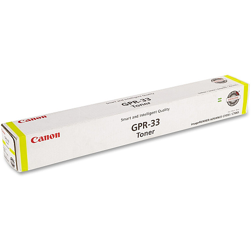 Canon GPR-33 Original Laser Toner Cartridge - Yellow - 1 Each 52000 Pages (2804B003AA)