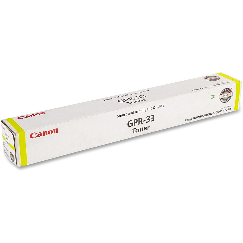 Canon GPR-33 Original Laser Toner Cartridge - Yellow - 1 Each 52000 Pages (2804B003AA)
