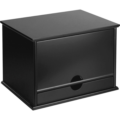 Victor 47205 Midnight Black Collection Desktop Organizer