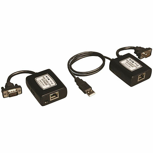 Eaton Tripp Lite Series VGA over Cat5/6 Extender Kit, Transmitter/Receiver for Video, USB Powered, Up to 500 ft. (152 m), TAA 1 Input Device - 1 Output Device - 500 ft Range - 2 x Network (RJ-45) - 1 x USB - 1 x VGA In - 1 x VGA Out - 1920 x 14 (B130101U)