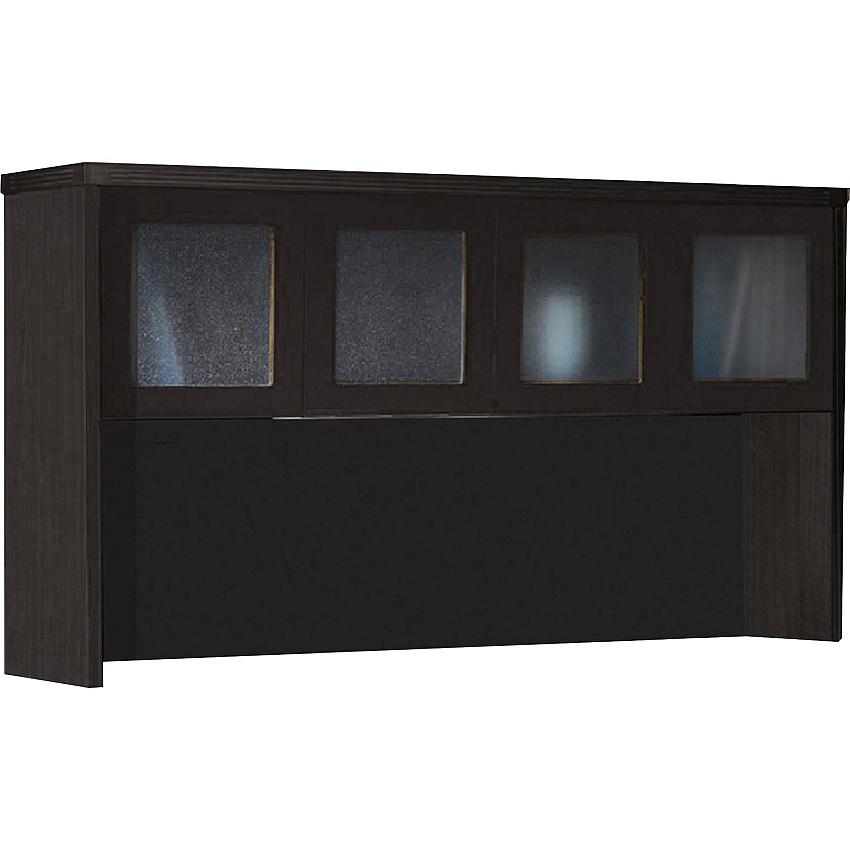 Safco Aberdeen AHG72 Hutch 39.1" Length x 72" Width x 15" Depth - 4 x Door(s) - Durable - Mocha - Assembly Required - 1 Each (AHG72LDC)