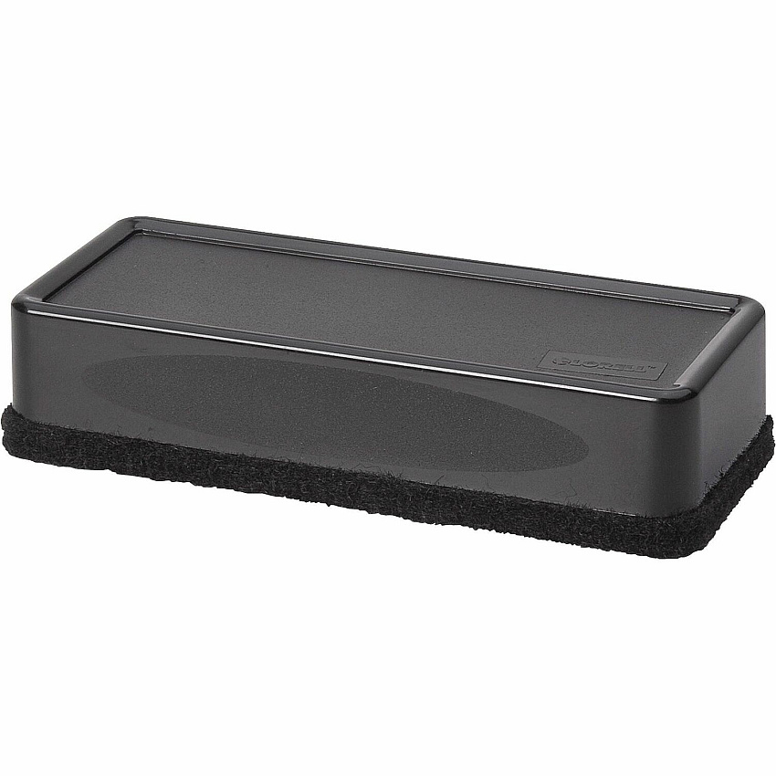 Lorell Dry-Erase Board Eraser 2.19" Width x 5.19" Length - Black - Nonwoven, Plastic - 1 Each (LLR24850)