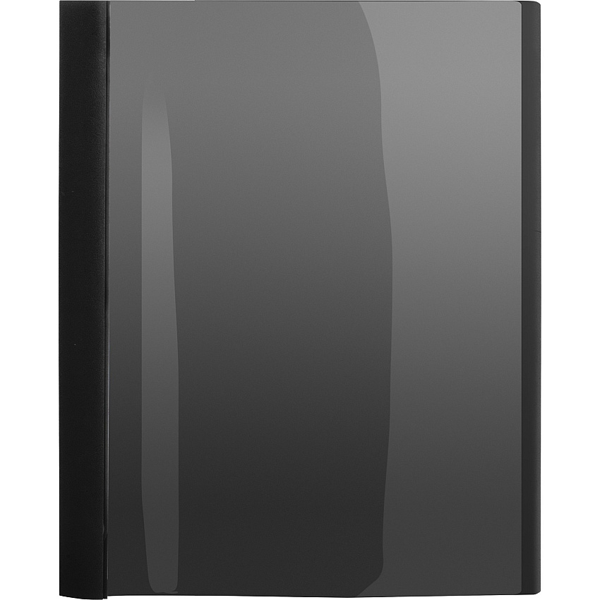 Business Source Letter Report Cover 1/2" Folder Capacity - 8 1/2" x 11" - 100 Sheets Capacity - 3 x Prong Fastener(s) - Black - Durable, Non-stick, Heavy Duty, Water Resistant, Textured - 25 / Box (BSN78512)