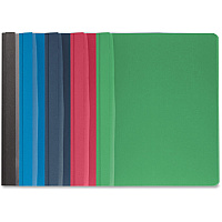 Business Source Letter Report Cover 8 1/2" x 11" - 100 Sheets Capacity - 3 x Prong Fastener(s) - Assorted - Textured, Non-stick - 25 / Box (BSN78519)