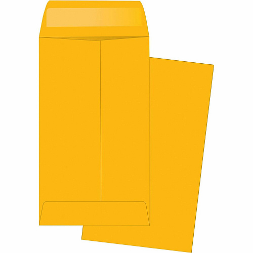Business Source Little Coin No. 5-1/2 Kraft Envelopes Coin - #5-1/2 - 3 1/8" Width x 5 1/2" Length - 20 lb - Gummed - Brown Kraft - Kraft - 500 / Box (BSN04443)