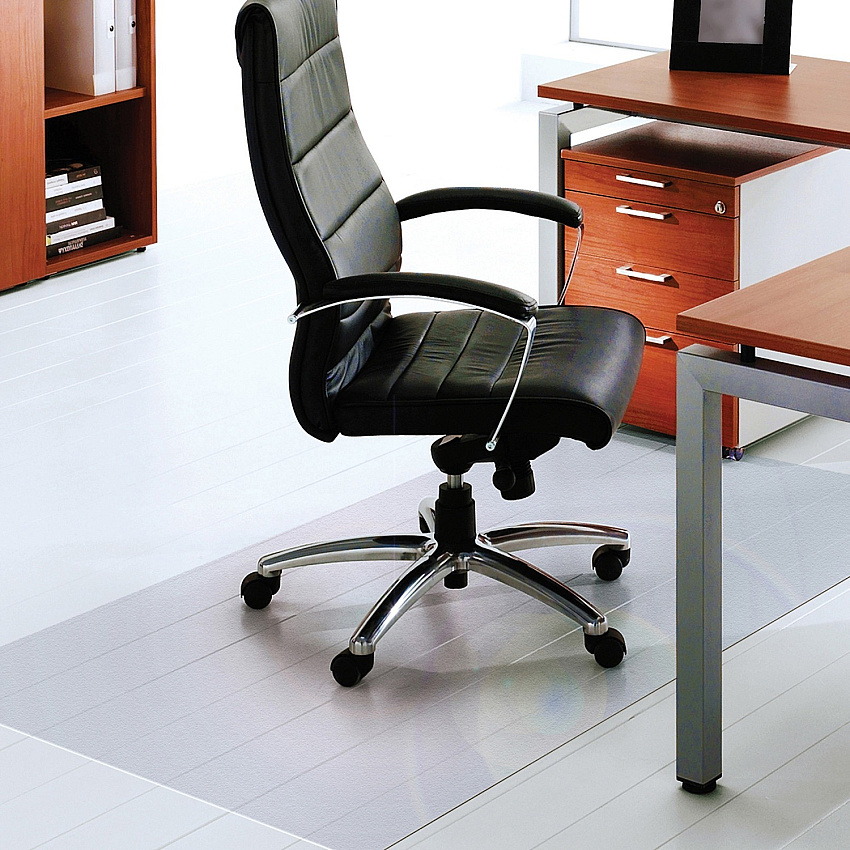 Cleartex Ultimat Ultimat&reg; XXL Polycarbonate Rectangular Chair Mat for Hard Floors - 60" x 118" Hard Floor, Home, Office - 118" Length x 60" Width x 0.075" Depth x 0.075" Thickness - Rectangular - Polycarbonate - Clear - 1 Each - TAA Com (1215030019ER)