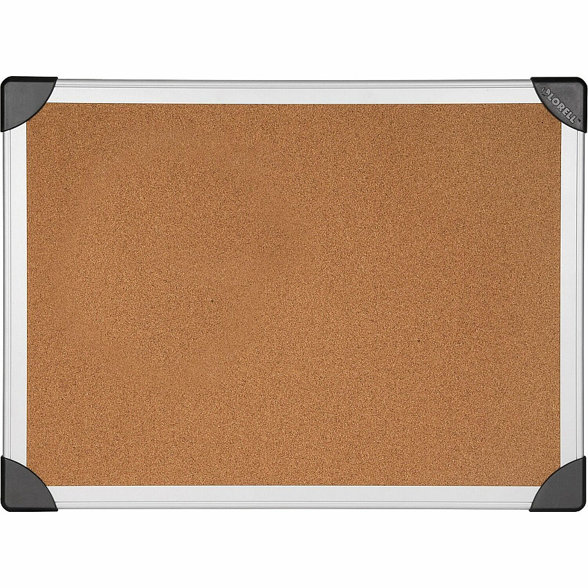 Lorell Corkboard 48" Board Height x 72" Board Width - Cork Surface - Resist Warping, Durable, Laminated, Resilient - Aluminum Frame - 1 Each (LLR19193)