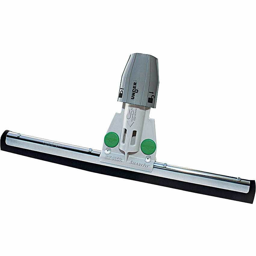 Unger SmartFit WaterWand Standard 22" Squeegee 22" Blade - Anti-bacterial, Long Lasting, Reinforced, Durable - Gray - 1Each (MW22A)